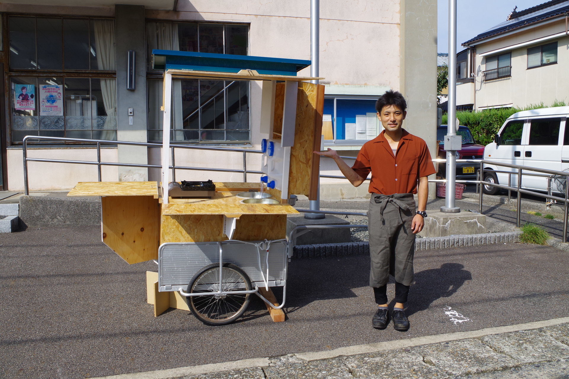 中田 リヤカー屋台出動します 仙崎公民館のブログ